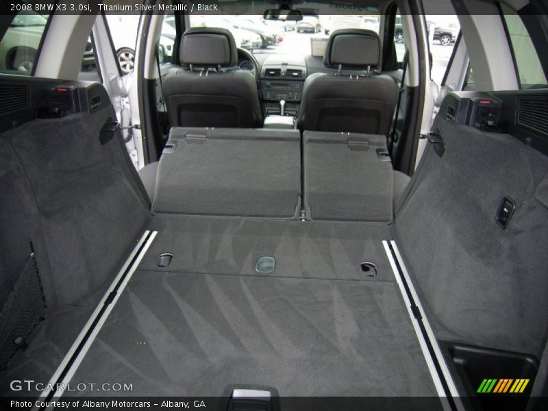 Titanium Silver Metallic / Black 2008 BMW X3 3.0si