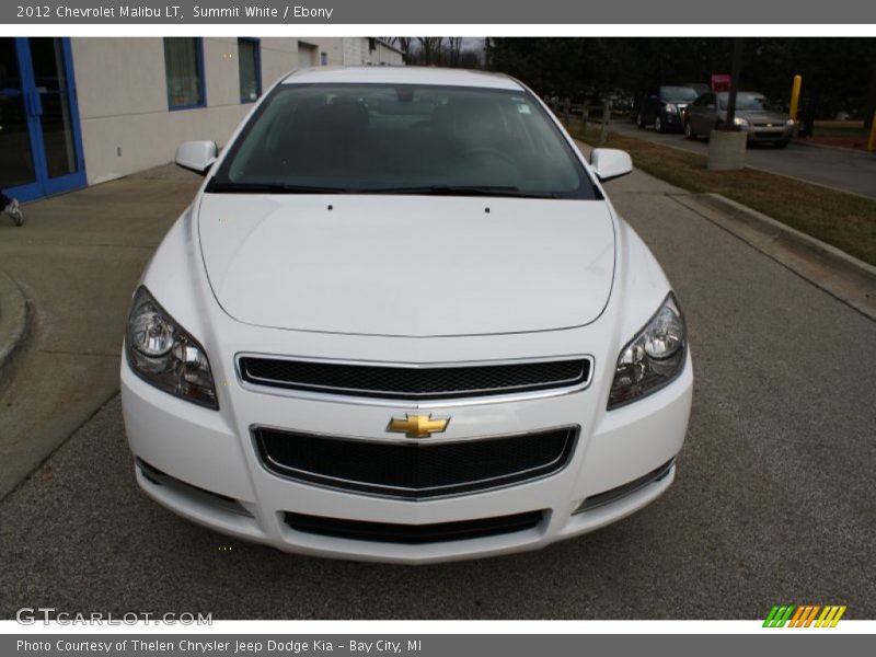 Summit White / Ebony 2012 Chevrolet Malibu LT