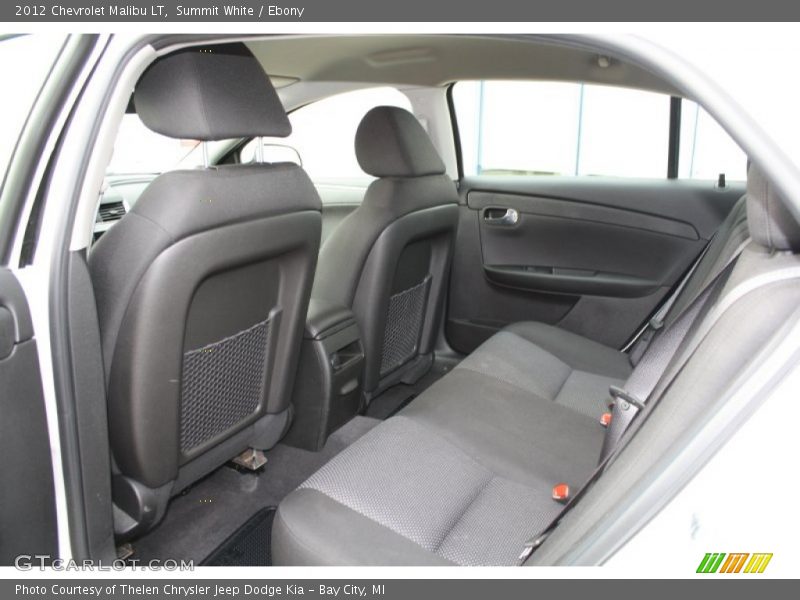 Rear Seat of 2012 Malibu LT