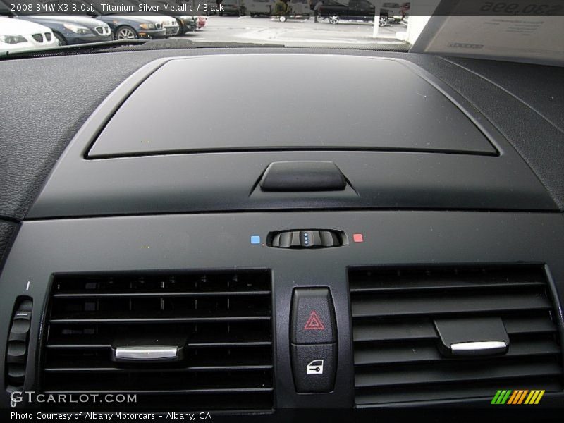 Titanium Silver Metallic / Black 2008 BMW X3 3.0si