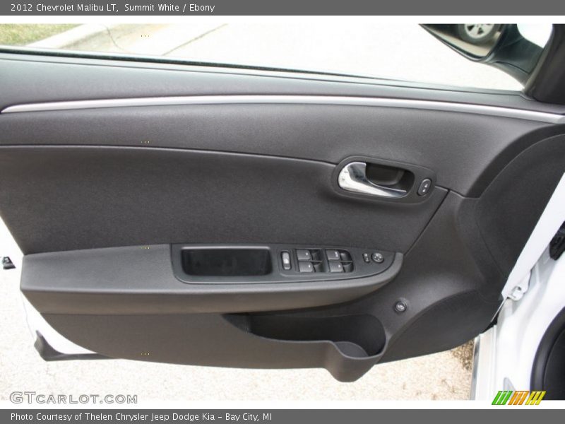 Summit White / Ebony 2012 Chevrolet Malibu LT