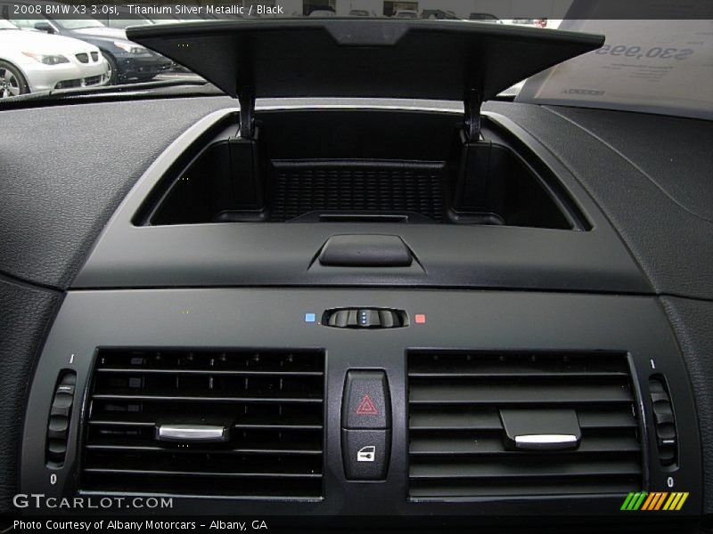 Titanium Silver Metallic / Black 2008 BMW X3 3.0si