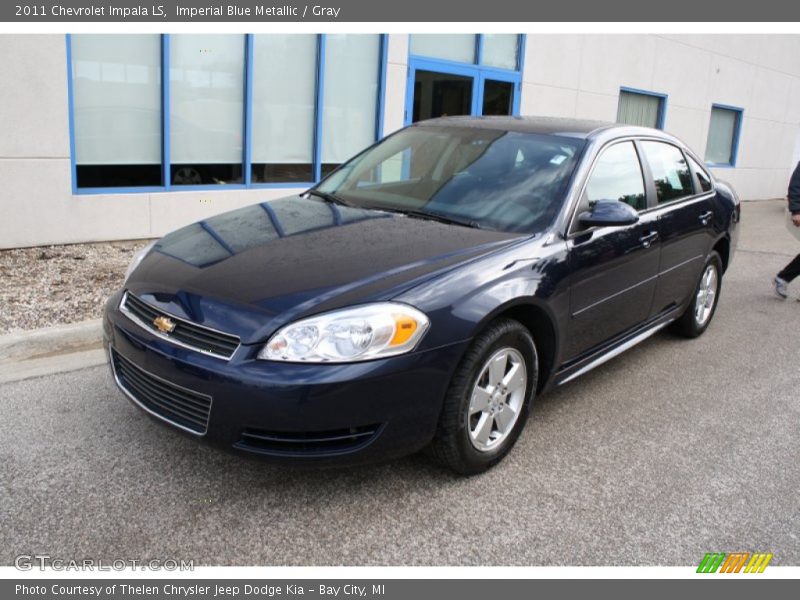 Imperial Blue Metallic / Gray 2011 Chevrolet Impala LS