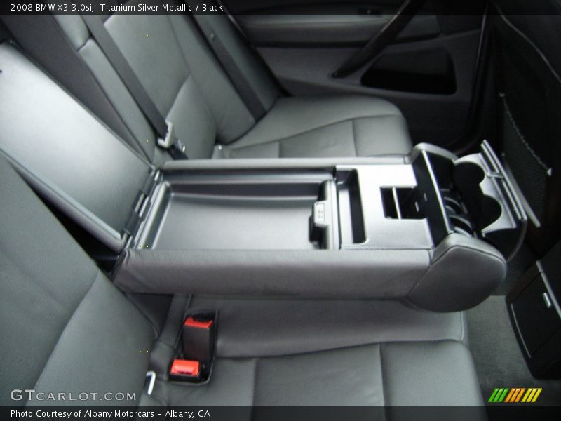Titanium Silver Metallic / Black 2008 BMW X3 3.0si