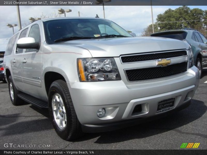 Sheer Silver Metallic / Ebony 2010 Chevrolet Suburban LT
