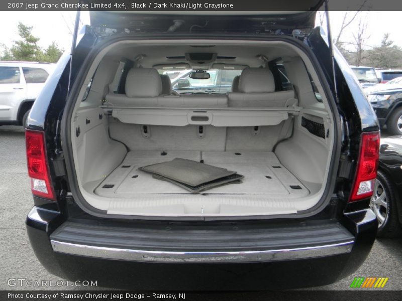Black / Dark Khaki/Light Graystone 2007 Jeep Grand Cherokee Limited 4x4