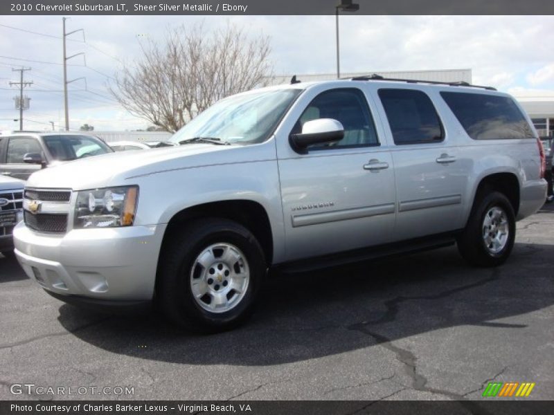 Sheer Silver Metallic / Ebony 2010 Chevrolet Suburban LT