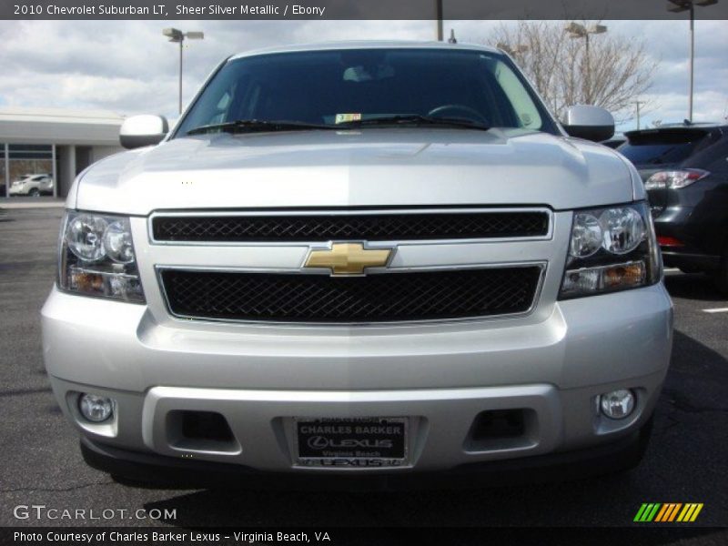 Sheer Silver Metallic / Ebony 2010 Chevrolet Suburban LT