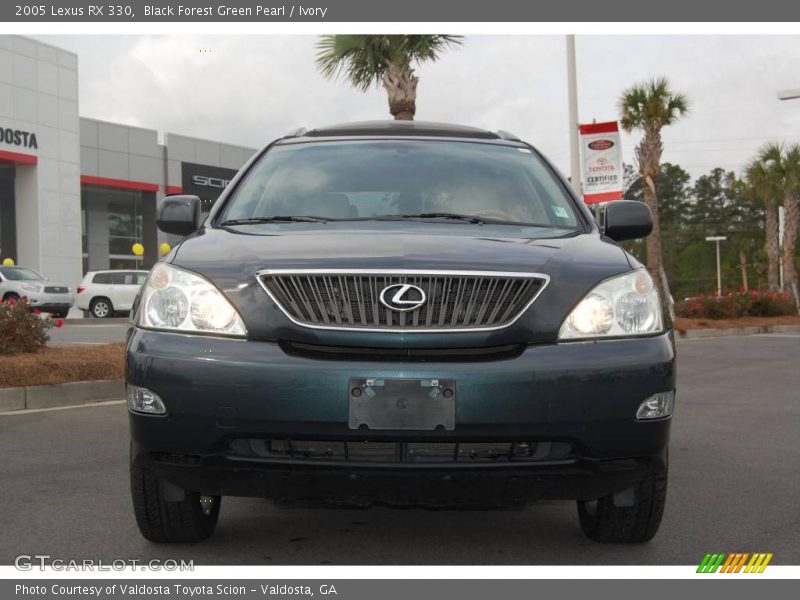 Black Forest Green Pearl / Ivory 2005 Lexus RX 330