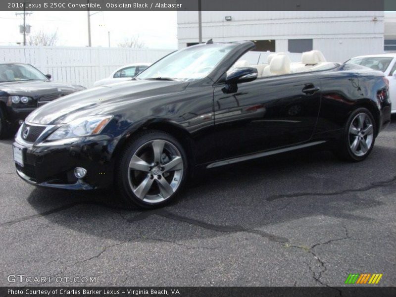 Obsidian Black / Alabaster 2010 Lexus IS 250C Convertible