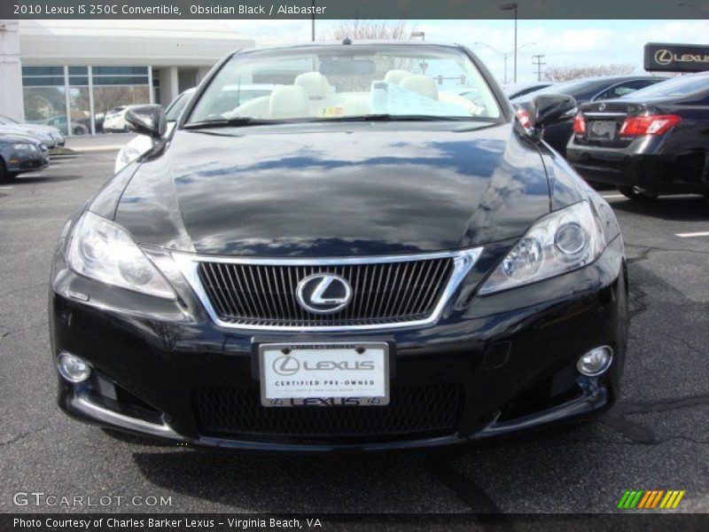 Obsidian Black / Alabaster 2010 Lexus IS 250C Convertible
