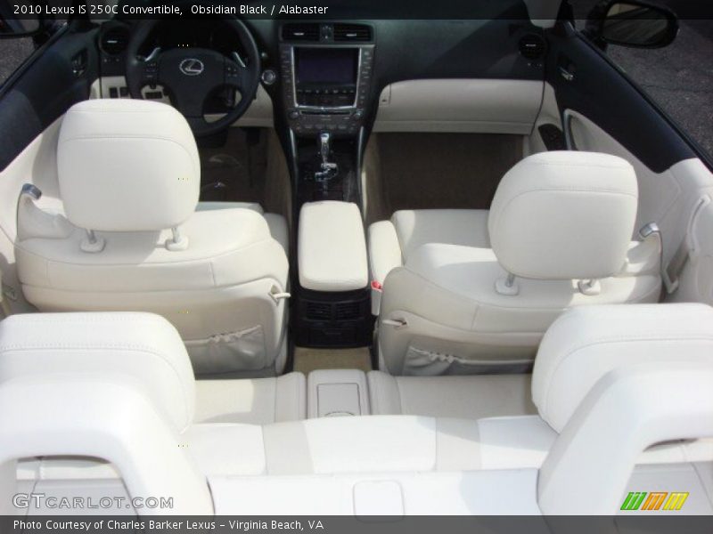 Obsidian Black / Alabaster 2010 Lexus IS 250C Convertible
