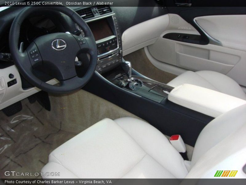 Obsidian Black / Alabaster 2010 Lexus IS 250C Convertible