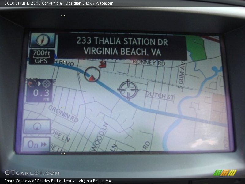 Obsidian Black / Alabaster 2010 Lexus IS 250C Convertible