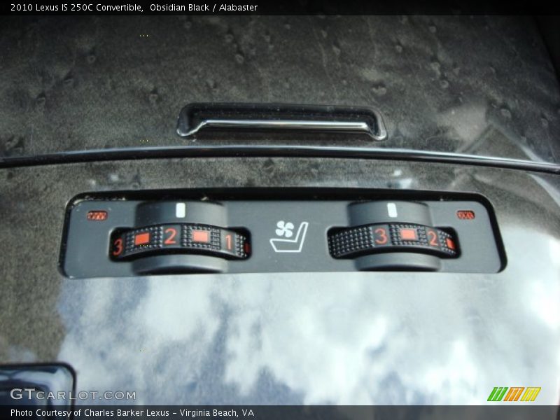 Obsidian Black / Alabaster 2010 Lexus IS 250C Convertible