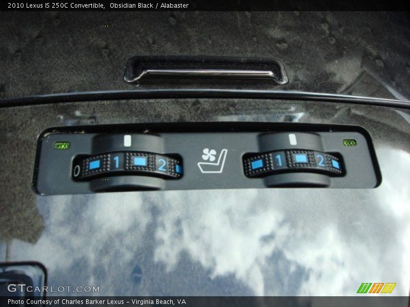 Obsidian Black / Alabaster 2010 Lexus IS 250C Convertible