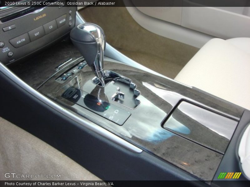 Obsidian Black / Alabaster 2010 Lexus IS 250C Convertible