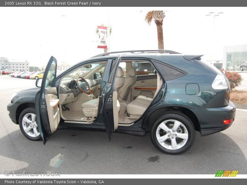 Black Forest Green Pearl / Ivory 2005 Lexus RX 330
