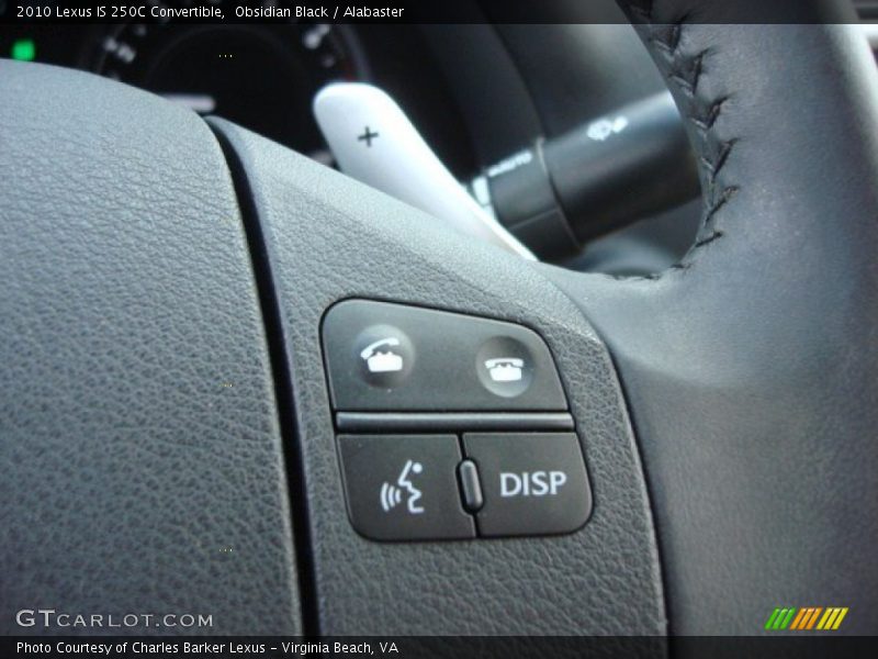 Obsidian Black / Alabaster 2010 Lexus IS 250C Convertible
