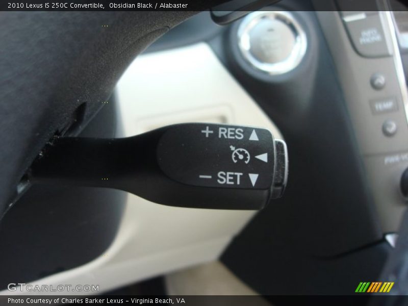 Obsidian Black / Alabaster 2010 Lexus IS 250C Convertible