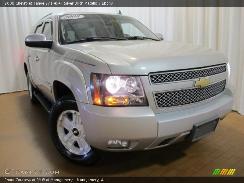 Silver Birch Metallic / Ebony 2008 Chevrolet Tahoe Z71 4x4
