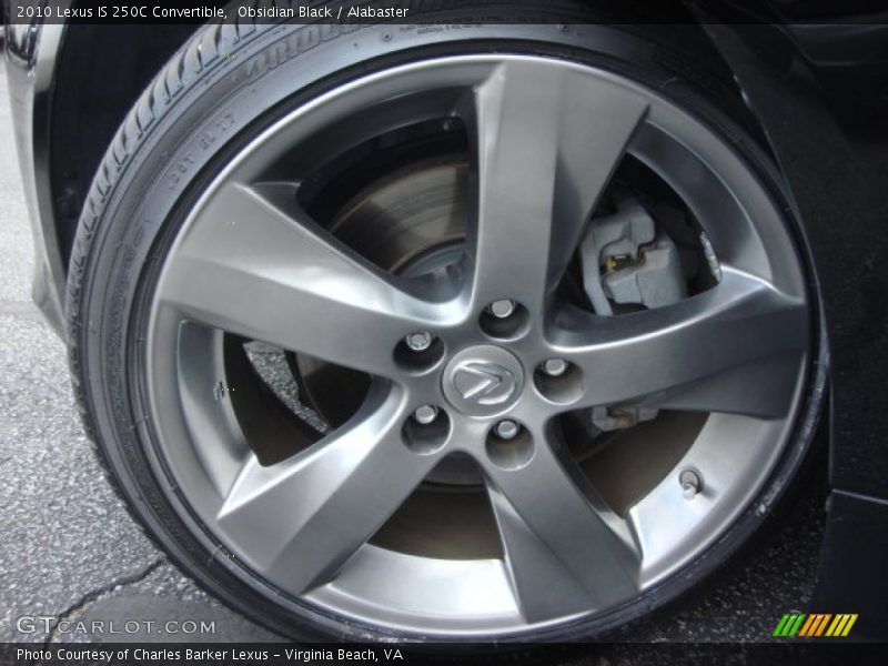 Obsidian Black / Alabaster 2010 Lexus IS 250C Convertible
