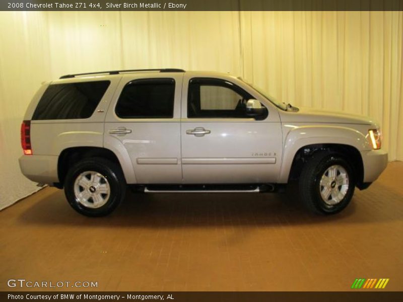 Silver Birch Metallic / Ebony 2008 Chevrolet Tahoe Z71 4x4
