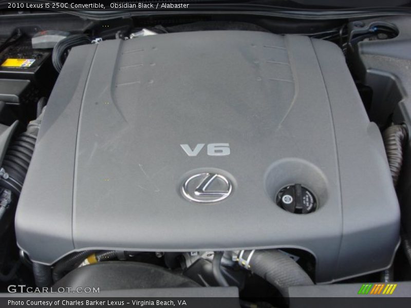 Obsidian Black / Alabaster 2010 Lexus IS 250C Convertible