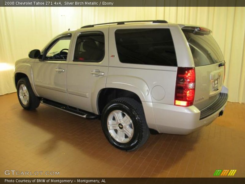 Silver Birch Metallic / Ebony 2008 Chevrolet Tahoe Z71 4x4