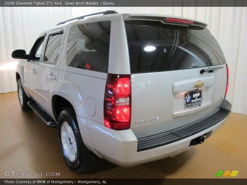 Silver Birch Metallic / Ebony 2008 Chevrolet Tahoe Z71 4x4