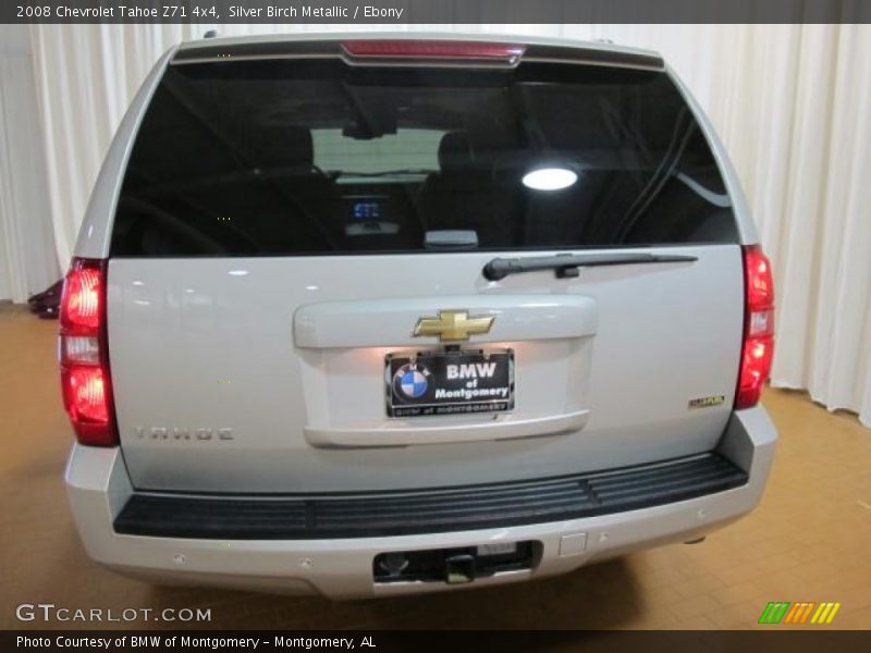Silver Birch Metallic / Ebony 2008 Chevrolet Tahoe Z71 4x4
