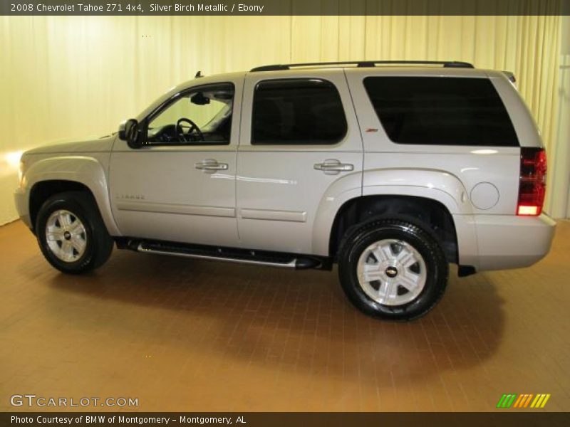 Silver Birch Metallic / Ebony 2008 Chevrolet Tahoe Z71 4x4