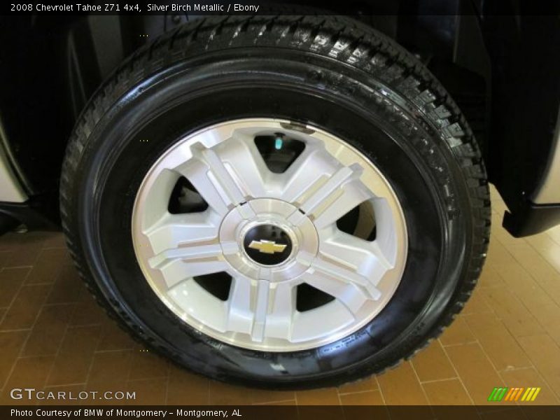 Silver Birch Metallic / Ebony 2008 Chevrolet Tahoe Z71 4x4