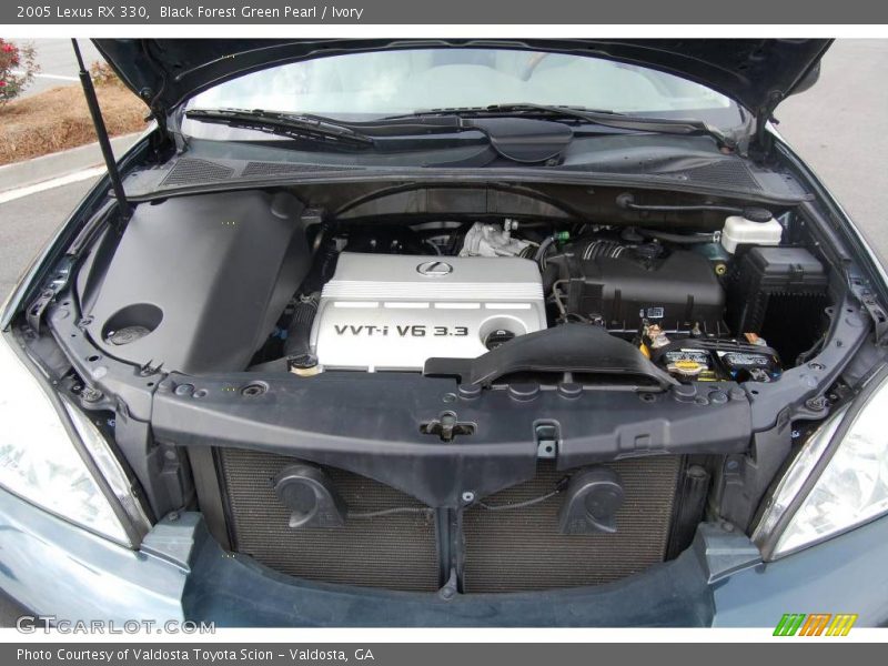 Black Forest Green Pearl / Ivory 2005 Lexus RX 330