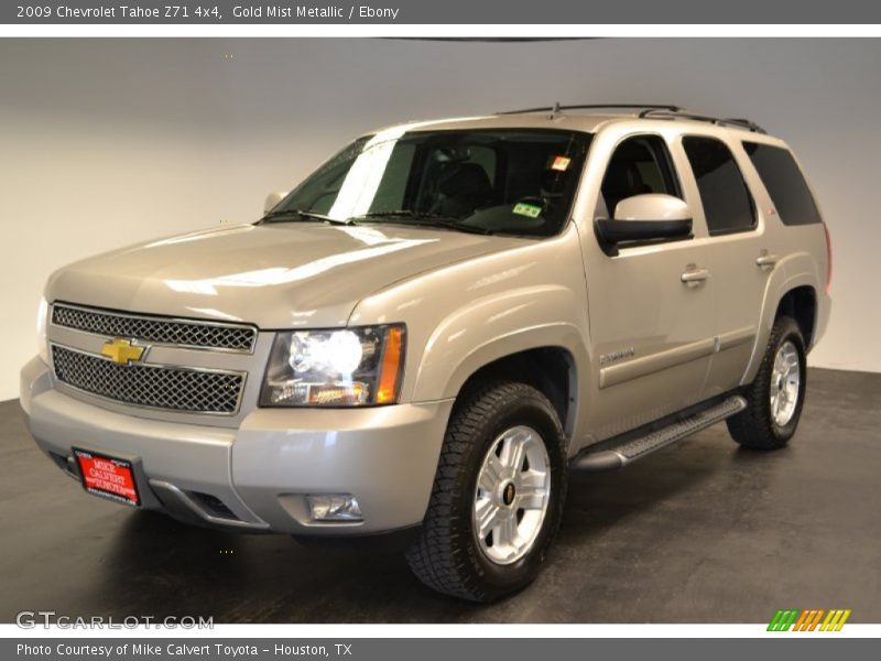 Gold Mist Metallic / Ebony 2009 Chevrolet Tahoe Z71 4x4