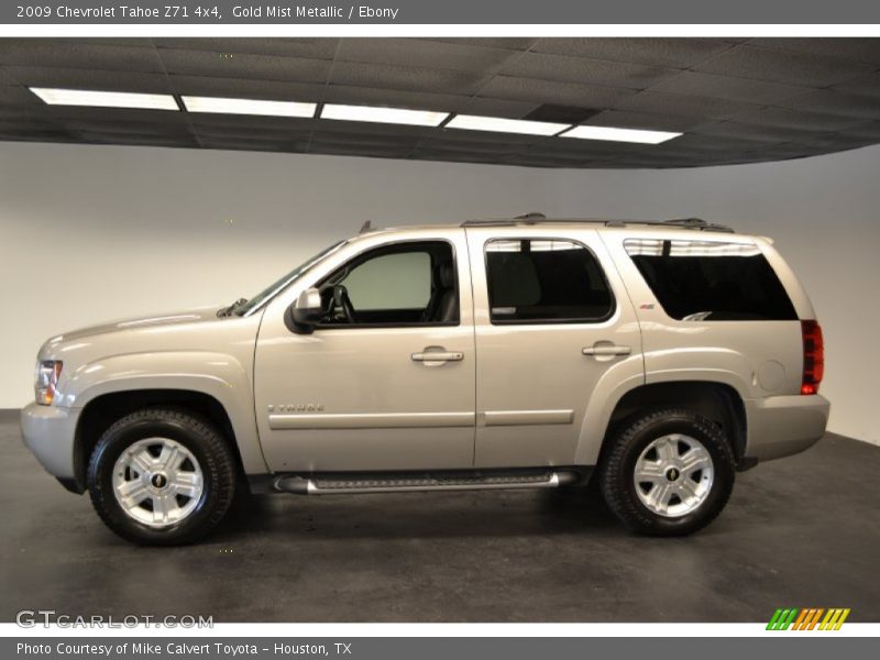 Gold Mist Metallic / Ebony 2009 Chevrolet Tahoe Z71 4x4
