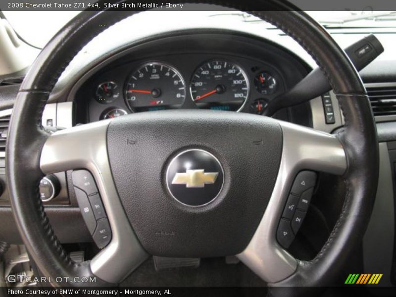 Silver Birch Metallic / Ebony 2008 Chevrolet Tahoe Z71 4x4