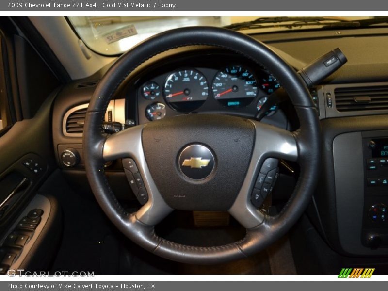 Gold Mist Metallic / Ebony 2009 Chevrolet Tahoe Z71 4x4