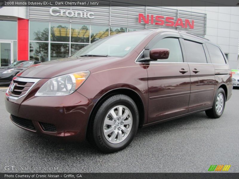 Dark Cherry Pearl / Ivory 2008 Honda Odyssey EX-L
