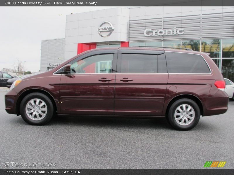 Dark Cherry Pearl / Ivory 2008 Honda Odyssey EX-L