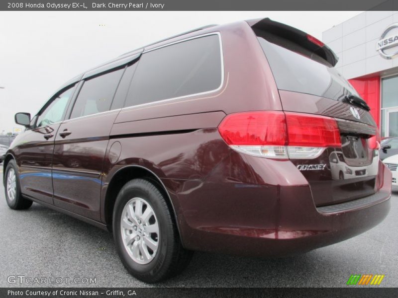 Dark Cherry Pearl / Ivory 2008 Honda Odyssey EX-L