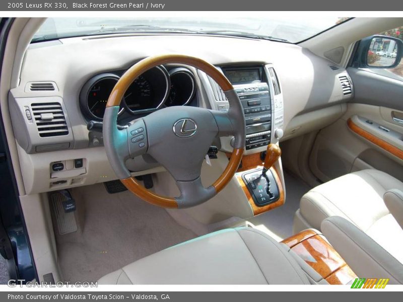 Black Forest Green Pearl / Ivory 2005 Lexus RX 330