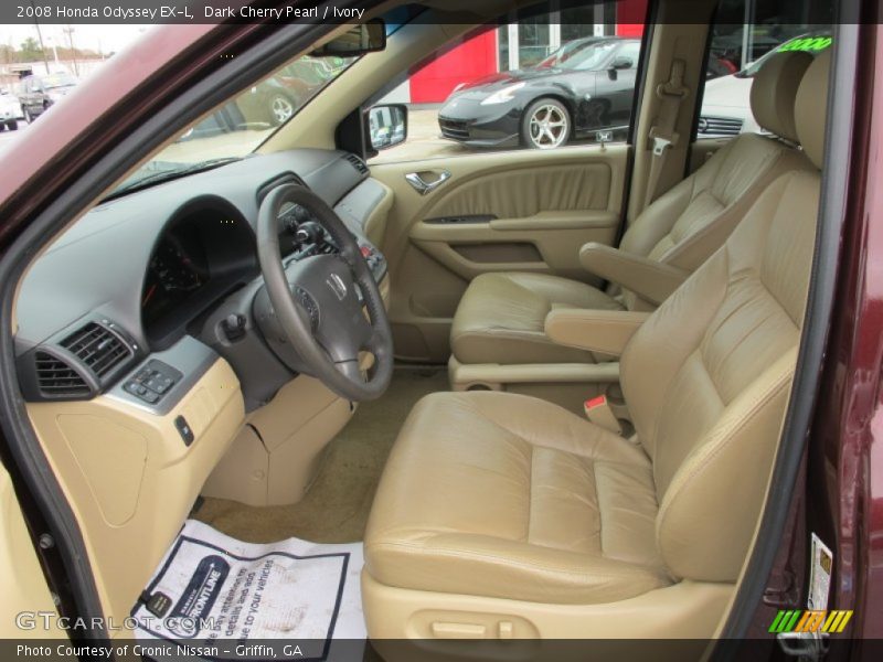 Dark Cherry Pearl / Ivory 2008 Honda Odyssey EX-L