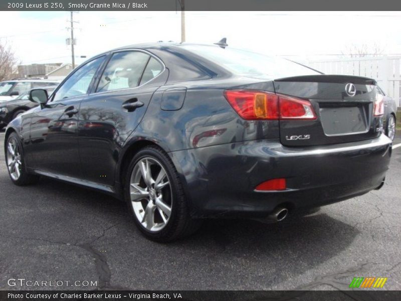 Smoky Granite Mica / Black 2009 Lexus IS 250