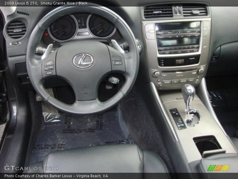 Smoky Granite Mica / Black 2009 Lexus IS 250