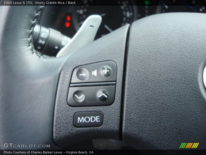 Smoky Granite Mica / Black 2009 Lexus IS 250