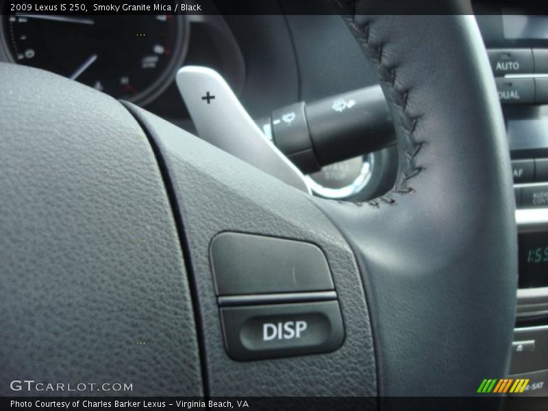 Smoky Granite Mica / Black 2009 Lexus IS 250