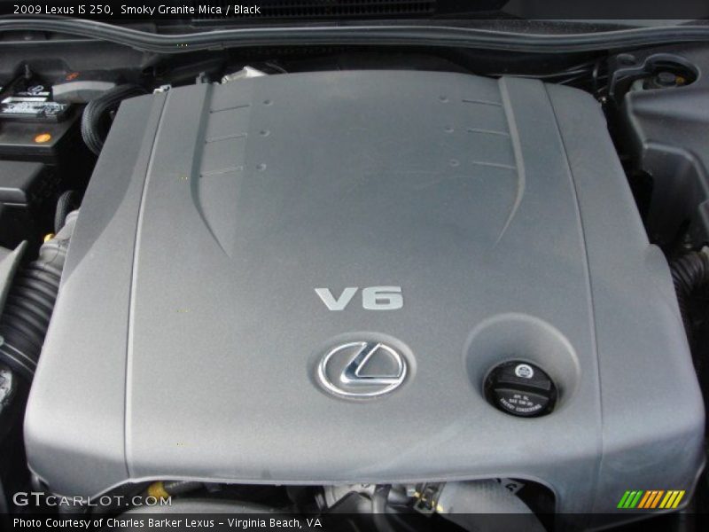 Smoky Granite Mica / Black 2009 Lexus IS 250