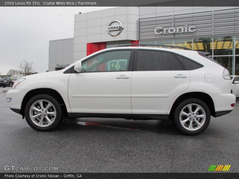Crystal White Mica / Parchment 2009 Lexus RX 350