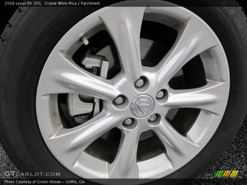 Crystal White Mica / Parchment 2009 Lexus RX 350